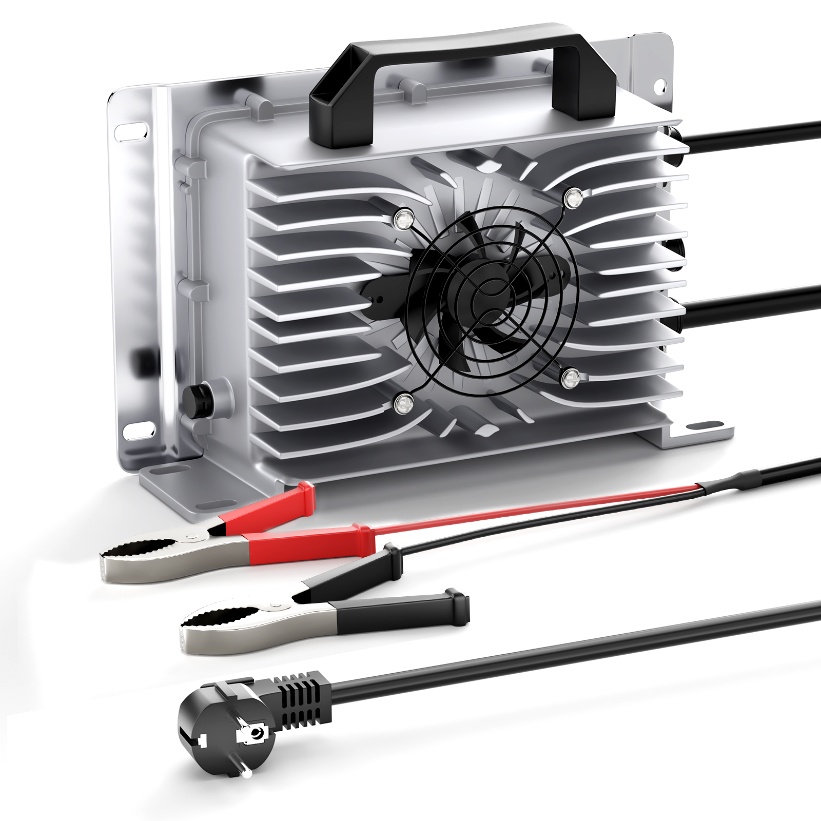 Suraziki 73V 25A Lithium-Lifepo4 Batterie Ladegerät für 64V 60V 20S Batterie, wasserdicht, 0-V-BMS-Aktivierungsladegerät für Wohnmobile, Boote, Golfwagen, Energiespeichersystem