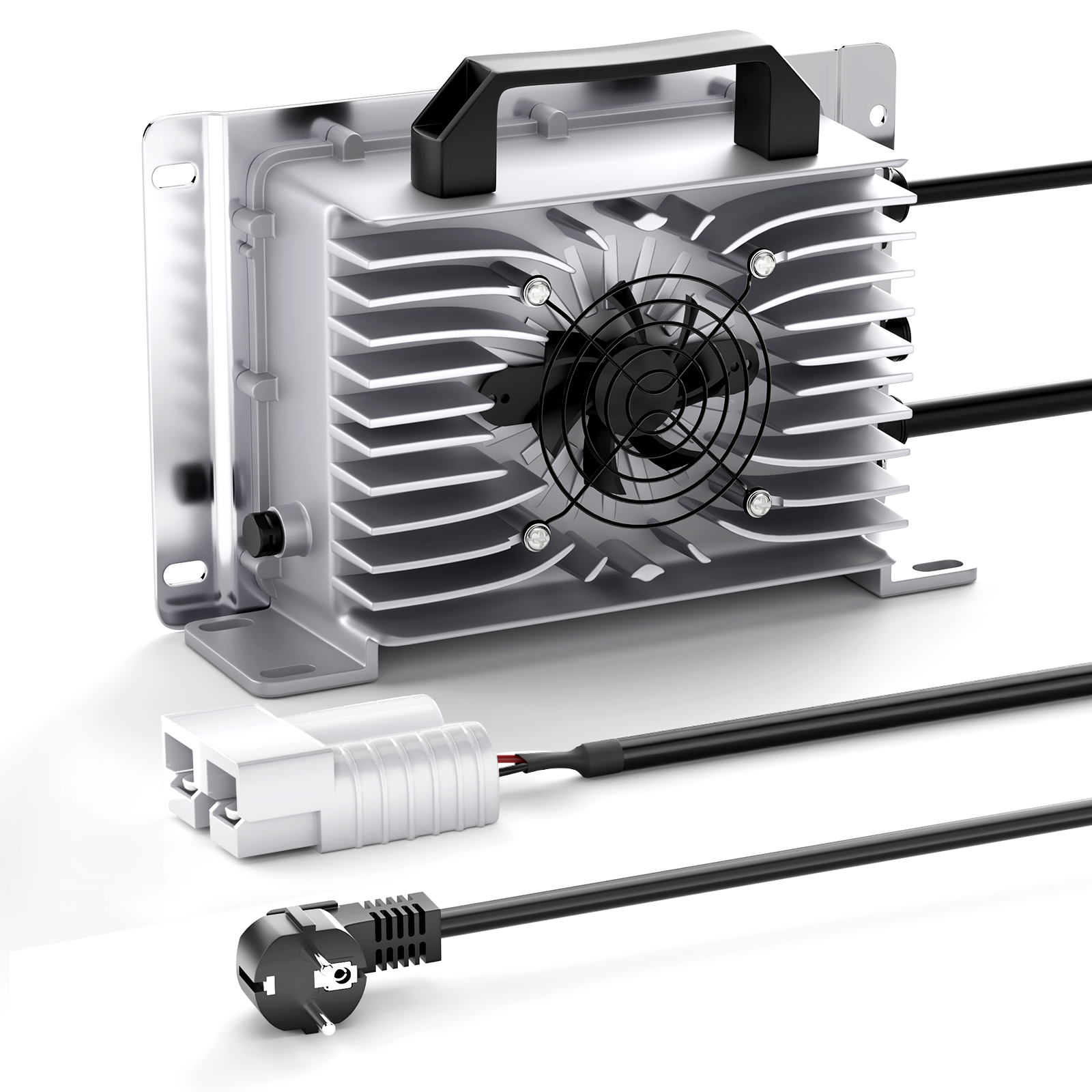 Suraziki 67,2 V 30 A Lithium-Batterieladegerät für 59,2 V 60 V 16S Batterie, IP65 wasserdichtes Ladegerät für Elektrofahrzeuge, E-Bikes und Roller